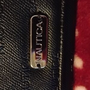 Nautica Embossed Black Wallet
